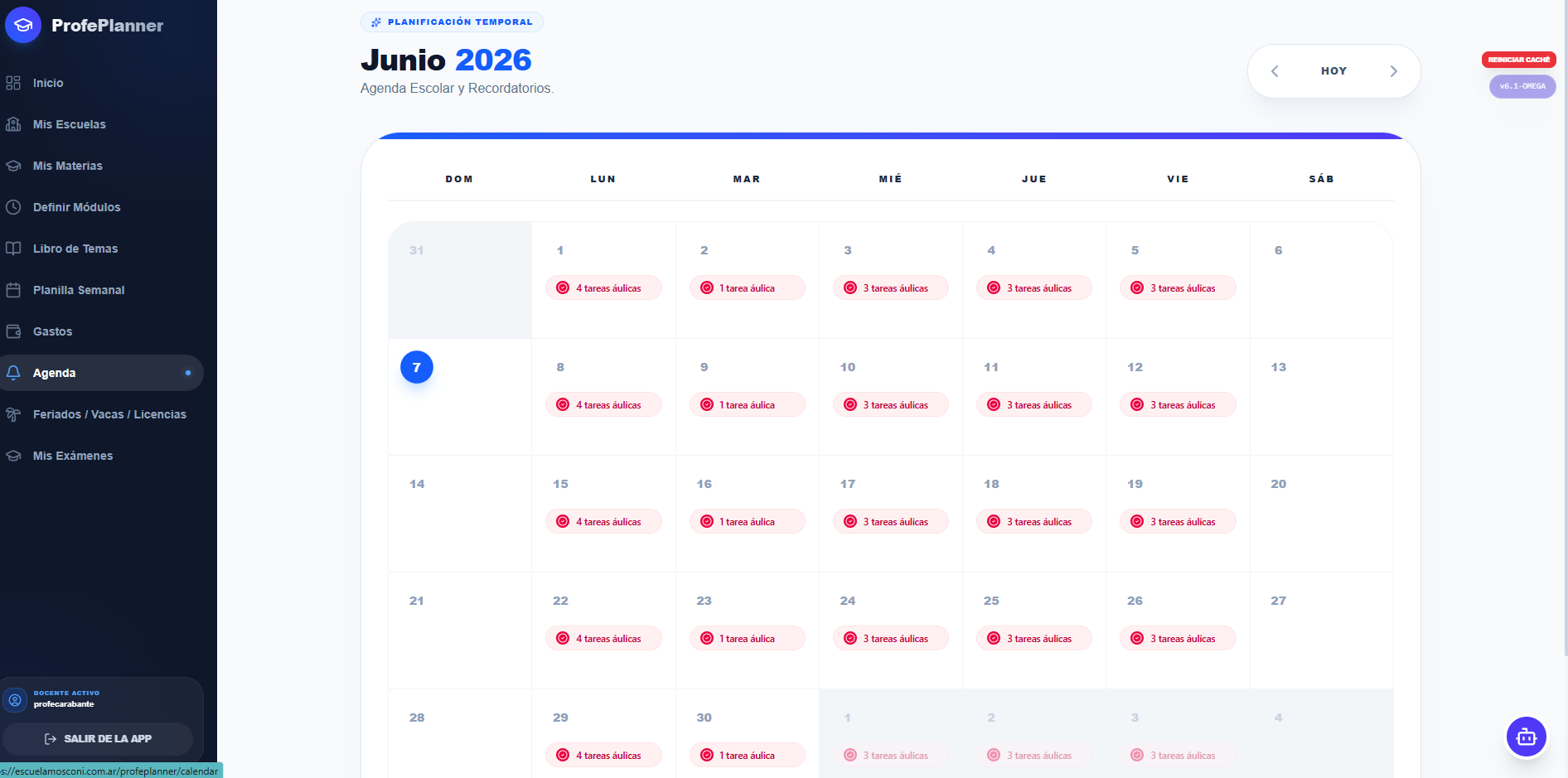 Asistente de IA de ProfePlanner organizando la agenda (incluso por voz)